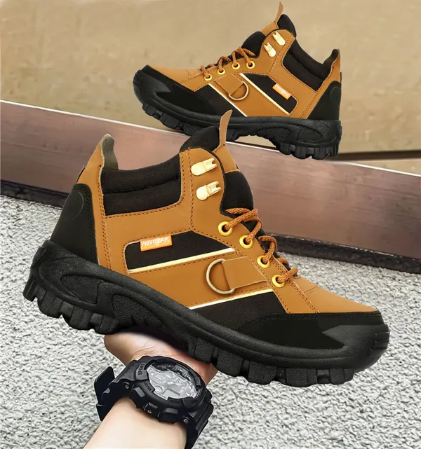 Tan_Synthetic_Leather_Premium_&_Comfortable_Boots_For_Men