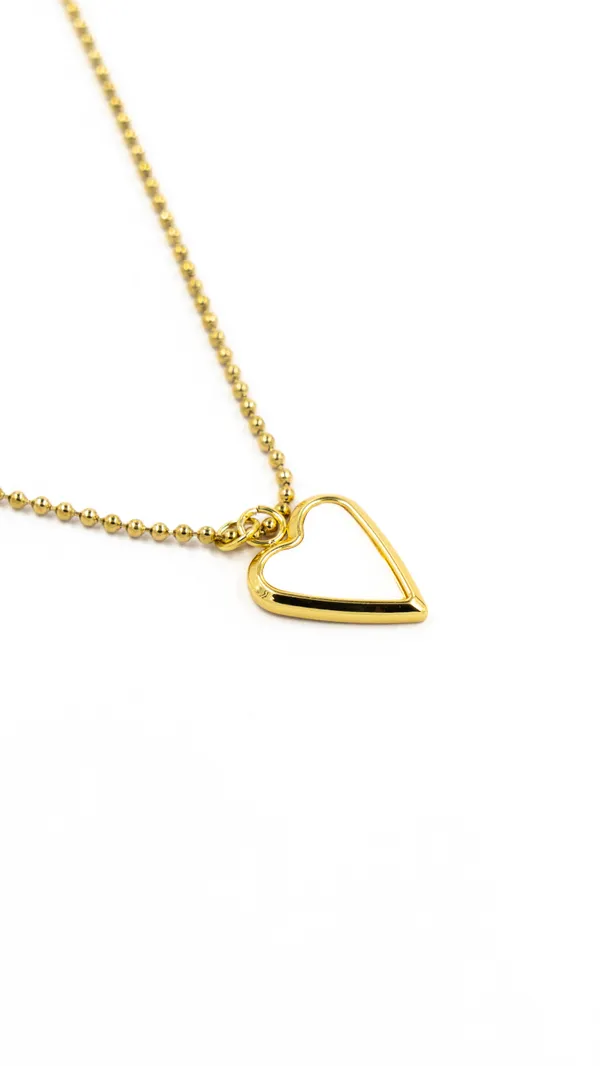 Elegant_Open_Heart_Pendant_Necklace_Gold_Toned_Chain_For_Women