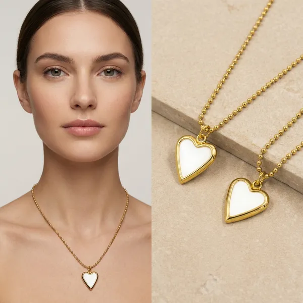 Elegant_Open_Heart_Pendant_Necklace_Gold_Toned_Chain_For_Women