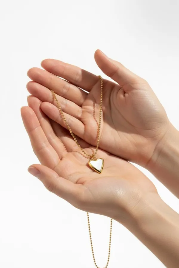 Elegant_Open_Heart_Pendant_Necklace_Gold_Toned_Chain_For_Women