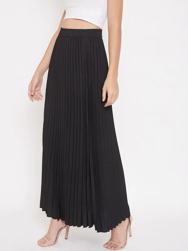 Black_Crepe_Maxi_Skirt_For_Women