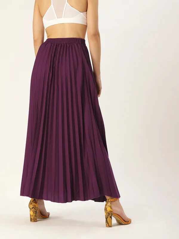 Purple_Crepe_Maxi_Skirt_For_Women