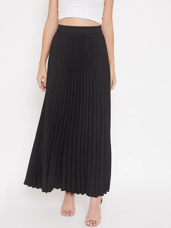 Black_Crepe_Maxi_Skirt_For_Women