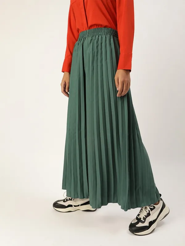 Green_Crepe_Maxi_Trouser_For_Women