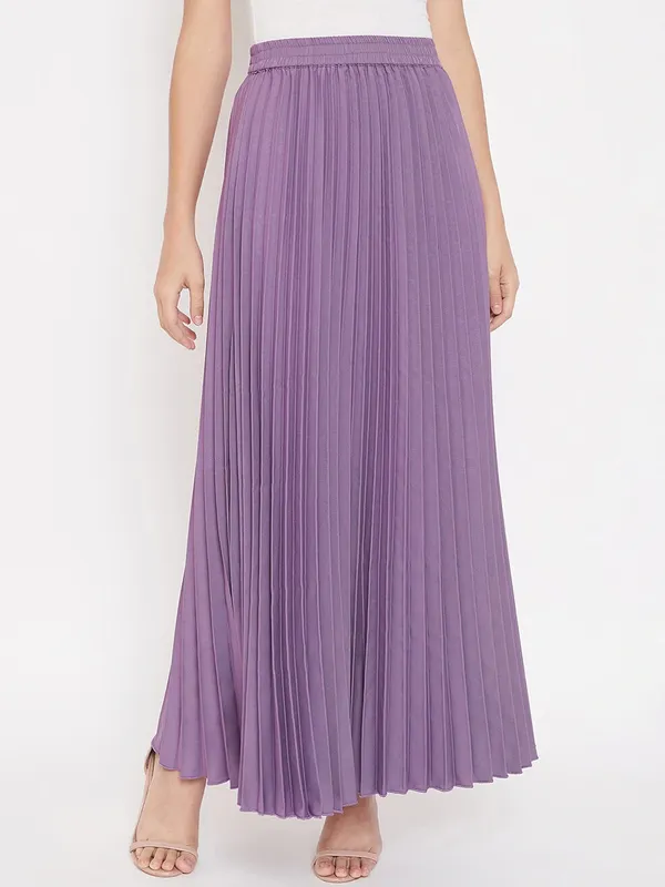 Purple_Crepe_Maxi_Skirt_For_Women