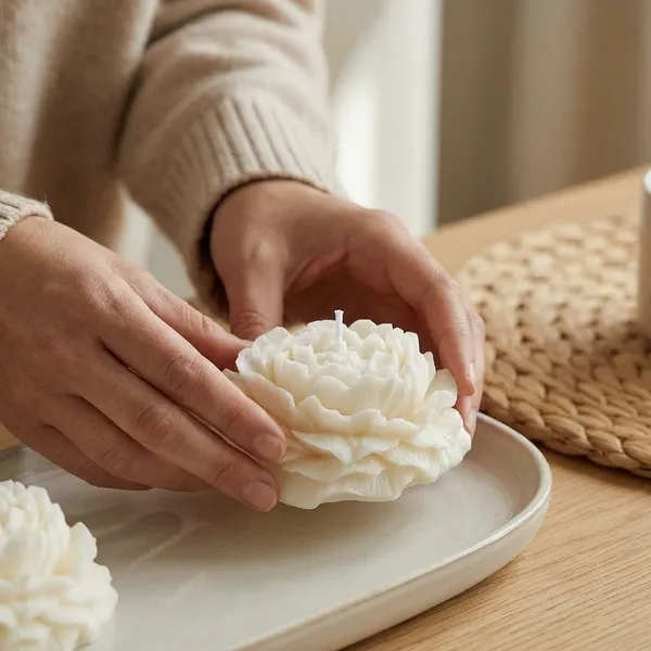 Scented_Peony_Flower_Candle