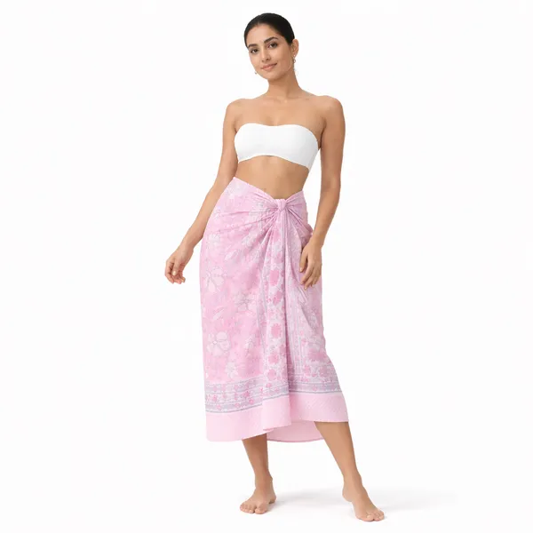 Pink_Printed_Wrap_Skirt_for_Women