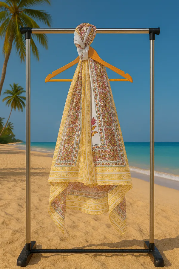 White_Floral_Printed_Sarong_for_Women