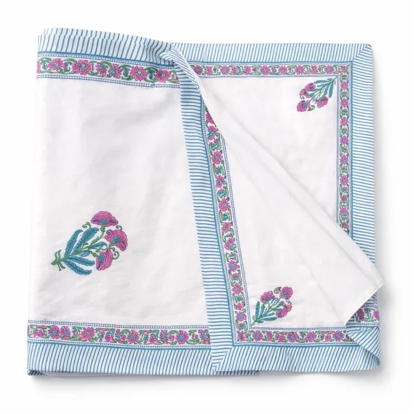 White_Floral_Print_Sarong_for_Women