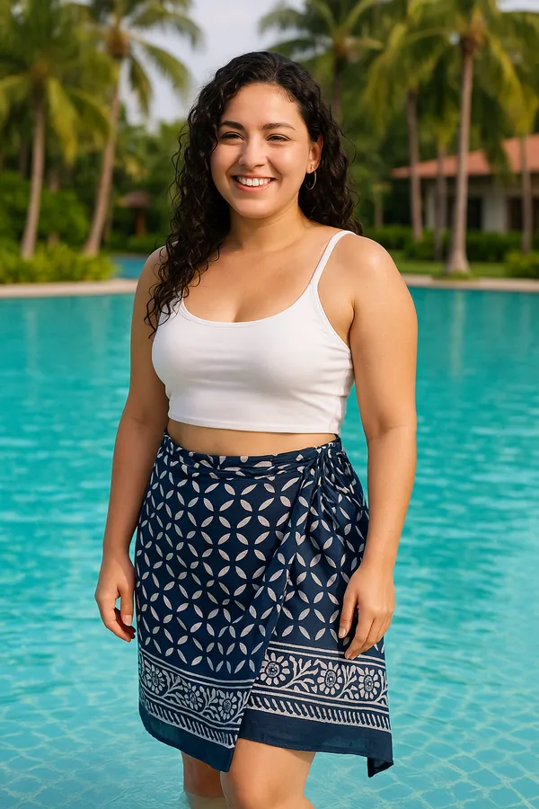 Navy_Printed_Tie-Waist_Wrap_Skirt_for_Women