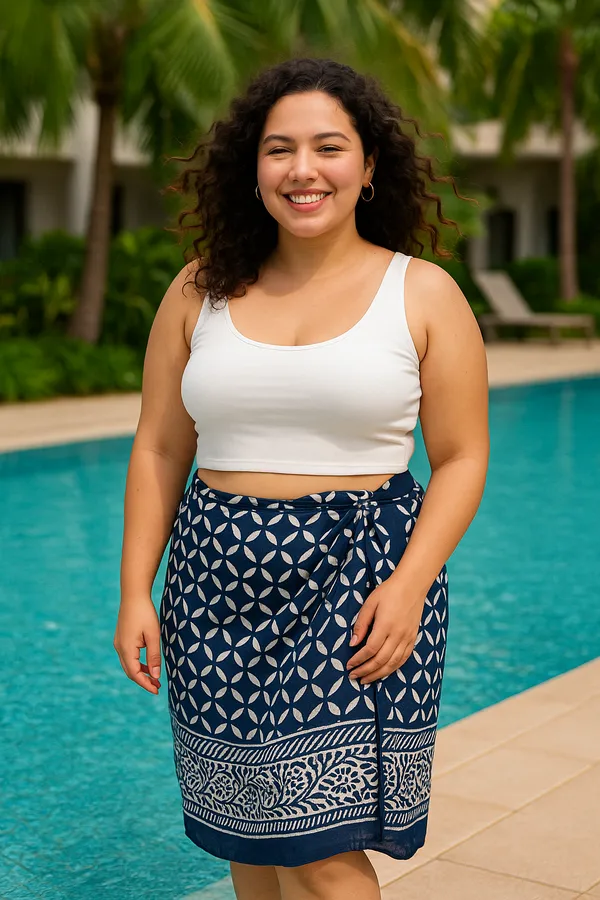 Navy_Printed_Tie-Waist_Wrap_Skirt_for_Women