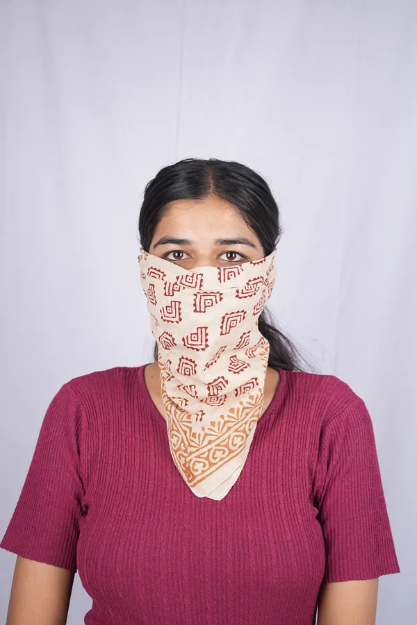 Beige_Printed_Bandana_Scarf_for_Unisex
