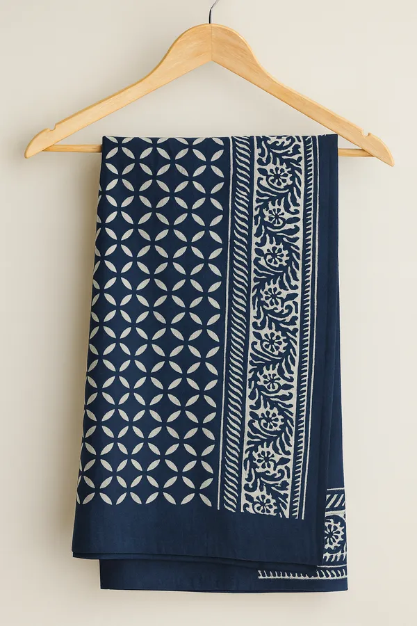 Navy_Printed_Sarong_Wrap_Skirt_for_Women