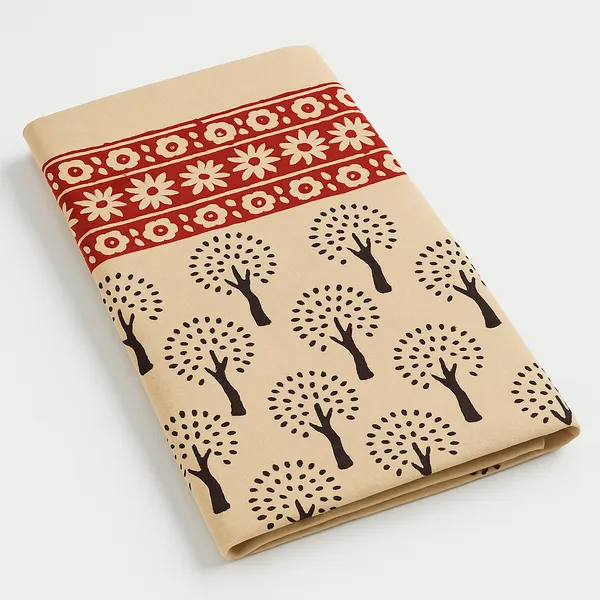 Beige_Printed_Wrap_Skirt_for_Women