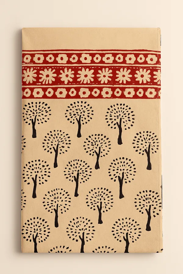 Beige_Printed_Wrap_Skirt_for_Women