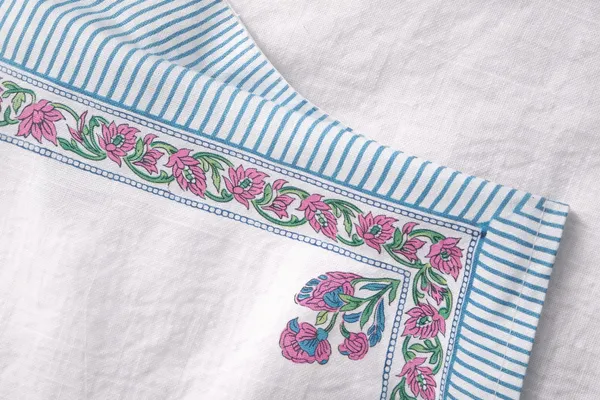 White_Floral_Print_Wrap_Skirt_for_Women