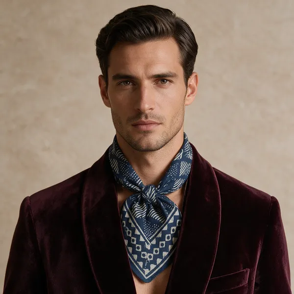 Blue_Printed_Bandana_for_Unisex