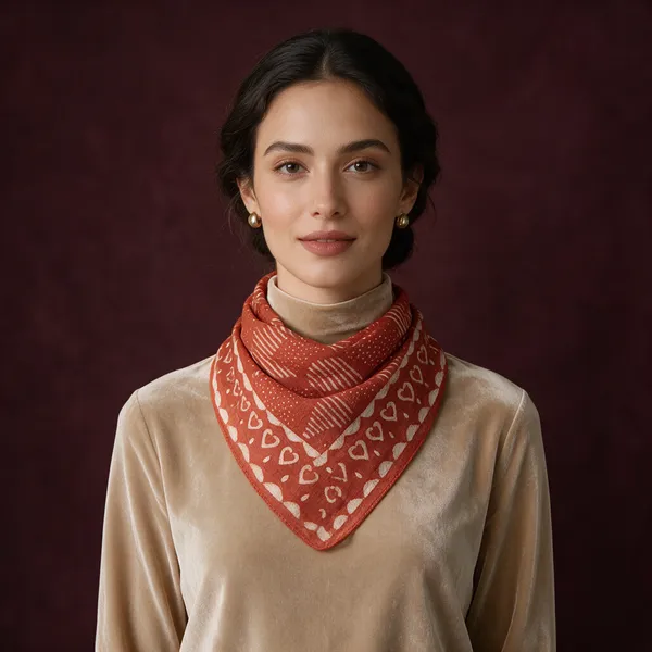 Red_Printed_Square_Scarf_for_Women