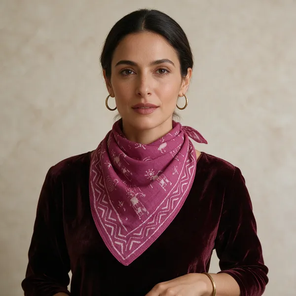 Pink_Printed_Scarf_for_Women