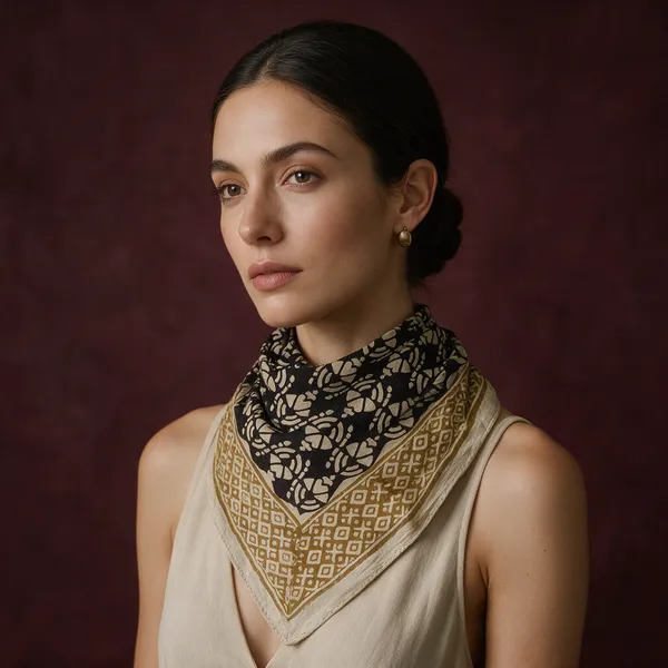 Brown_Printed_Square_Scarf_for_Women