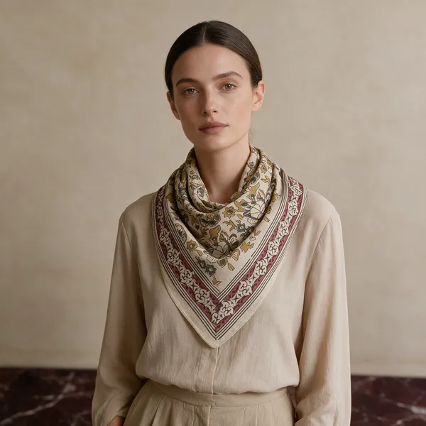 Beige_Floral_Print_Scarf_for_Women
