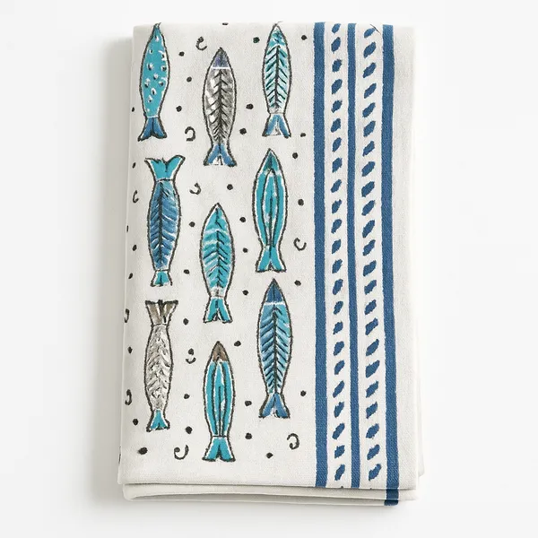White_Fish_Print_Wrap_Skirt_for_Women