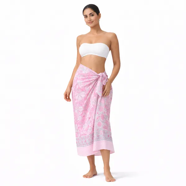 Pink_Printed_Wrap_Skirt_for_Women