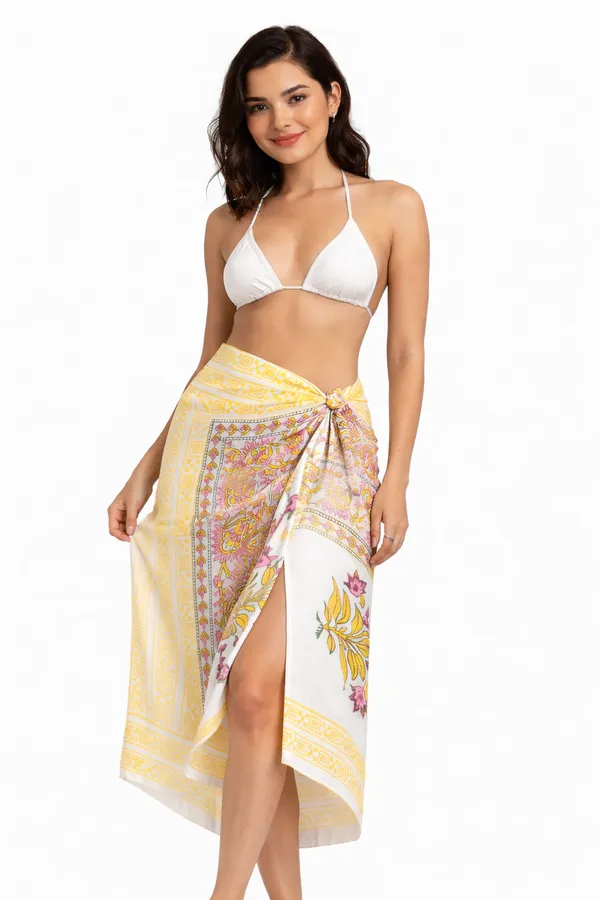 Yellow_Printed_Sarong_Wrap_for_Women