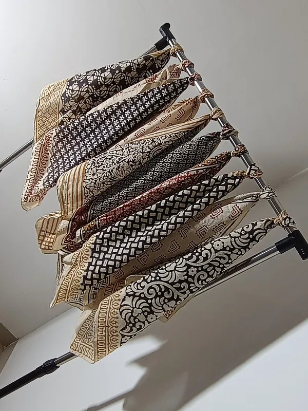 Multicolour_Hand_Block_Printed_Scarf_Set_for_Women
