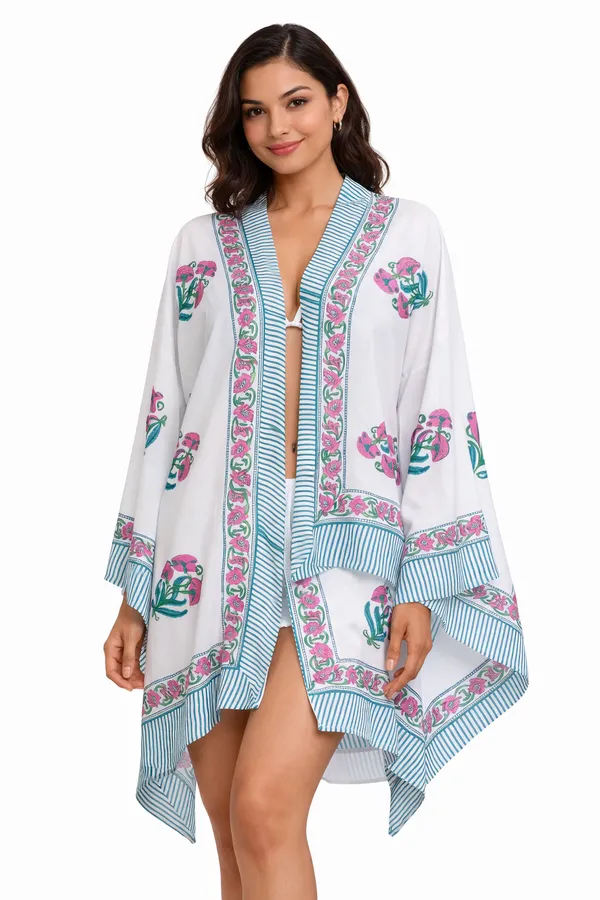 White_Floral_Print_Sarong_for_Women