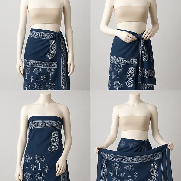 Blue_Printed_Wrap_Skirt_for_Women