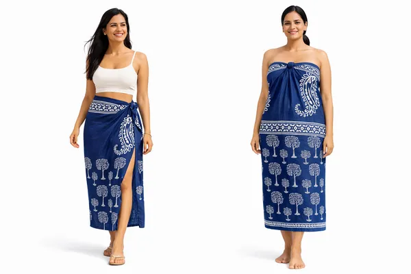 Blue_Printed_Wrap_Skirt_for_Women