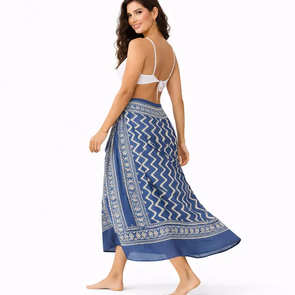 Blue_Beach_Zigzag_Print_Towel