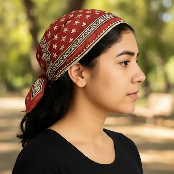 Red_Premium_Printed_Design_Bandana_Scarf_For_Women