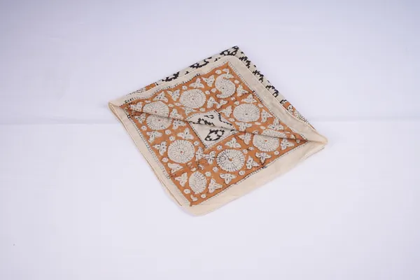 Orange_Printed_Square_Bandana_for_Women