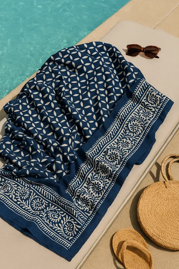 Navy_Printed_Sarong_Wrap_Skirt_for_Women