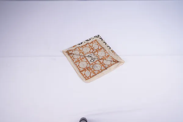 Orange_Printed_Square_Bandana_for_Women