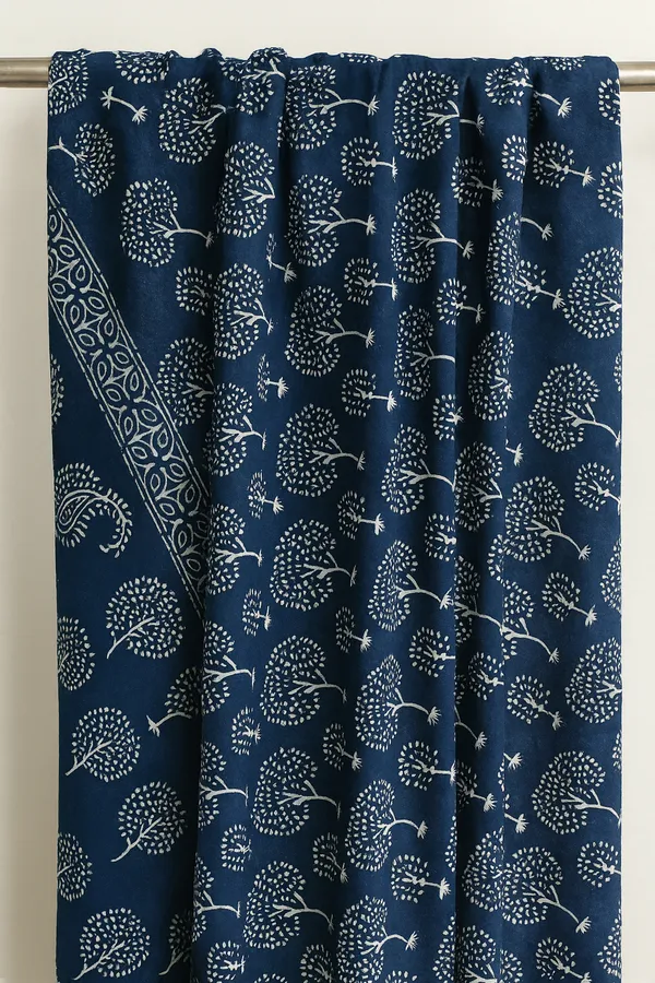 Blue_Printed_Wrap_Skirt_for_Women