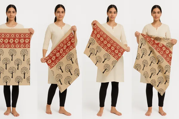 Beige_Printed_Wrap_Skirt_for_Women
