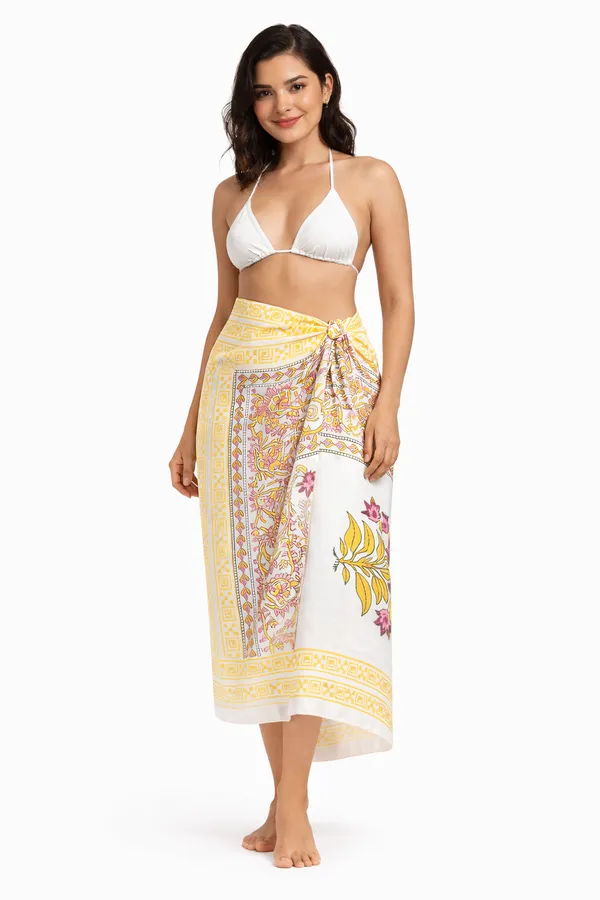 Yellow_Printed_Sarong_Wrap_for_Women