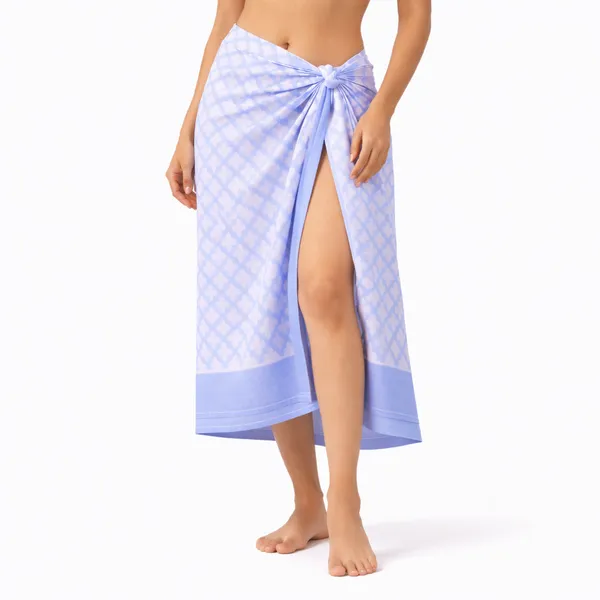 Blue_Geometric_Print_Sarong_for_Women