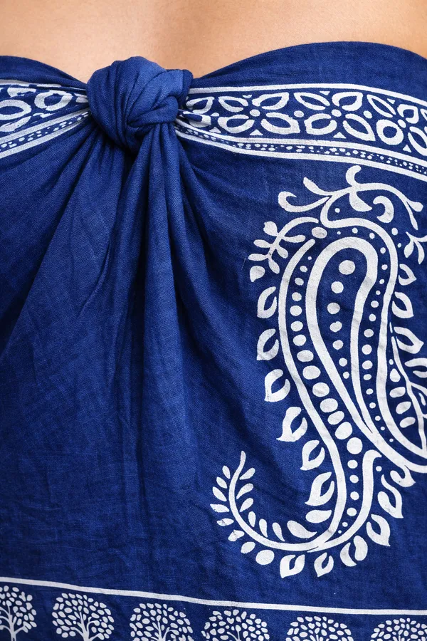 Blue_Printed_Wrap_Skirt_for_Women