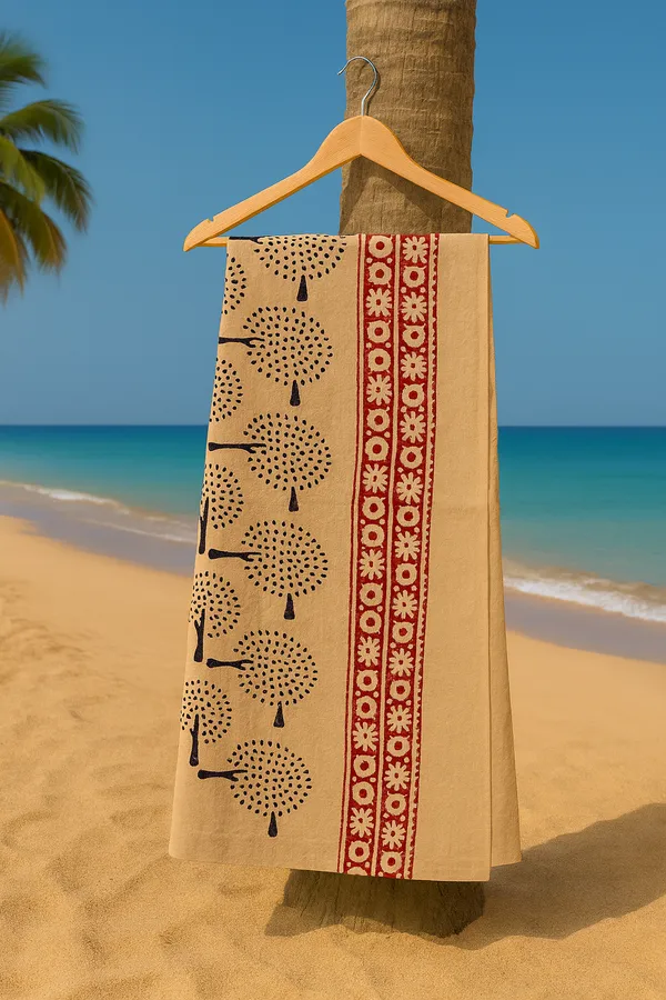 Beige_Printed_Wrap_Skirt_for_Women