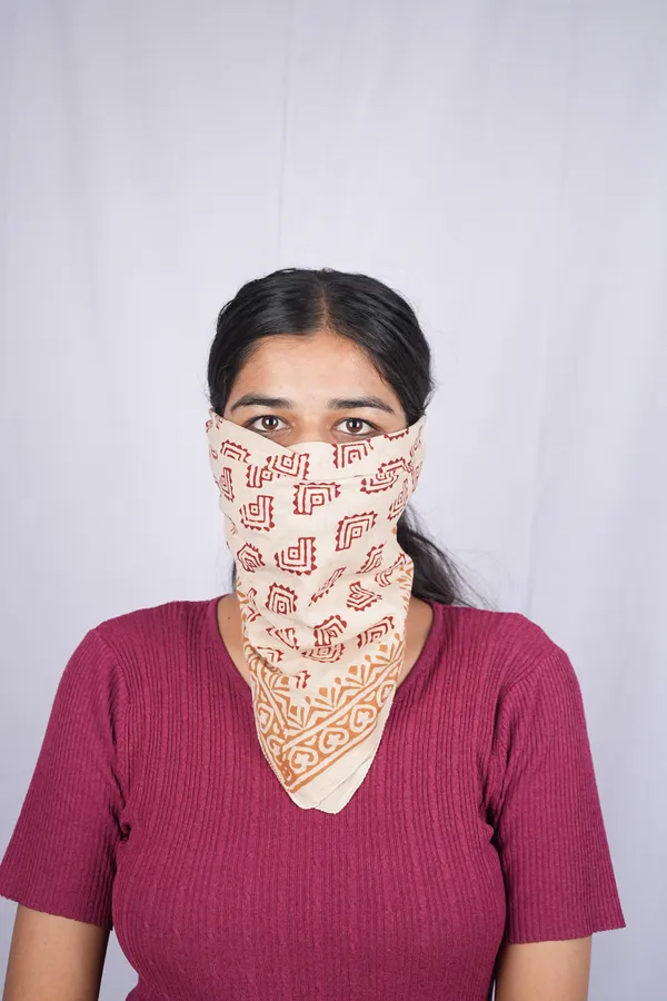 Beige_Printed_Bandana_Scarf_for_Unisex