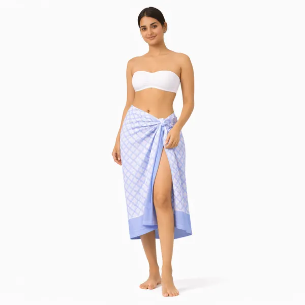 Blue_Geometric_Print_Sarong_for_Women