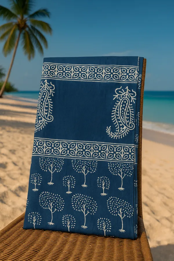 Blue_Printed_Wrap_Skirt_for_Women
