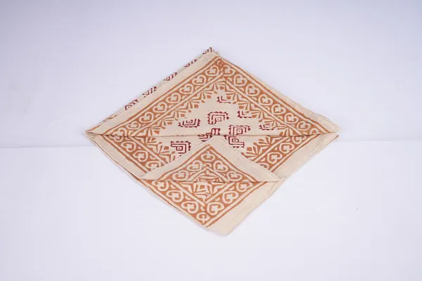 Beige_Printed_Bandana_Scarf_for_Unisex