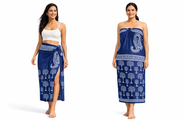 Blue_Printed_Wrap_Skirt_for_Women