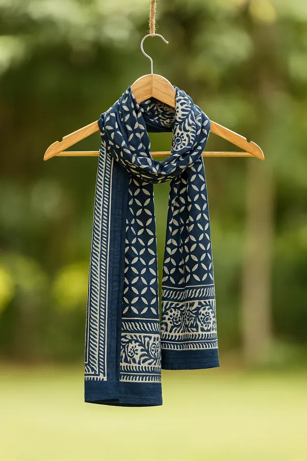 Navy_Printed_Sarong_Wrap_Skirt_for_Women