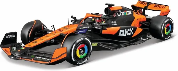 Bbrago_1/24_Racing_Mclaren_Mcl38_(With_Helmet)_(Collectible_Models_For_14+)_Oscar_Piastri_#81